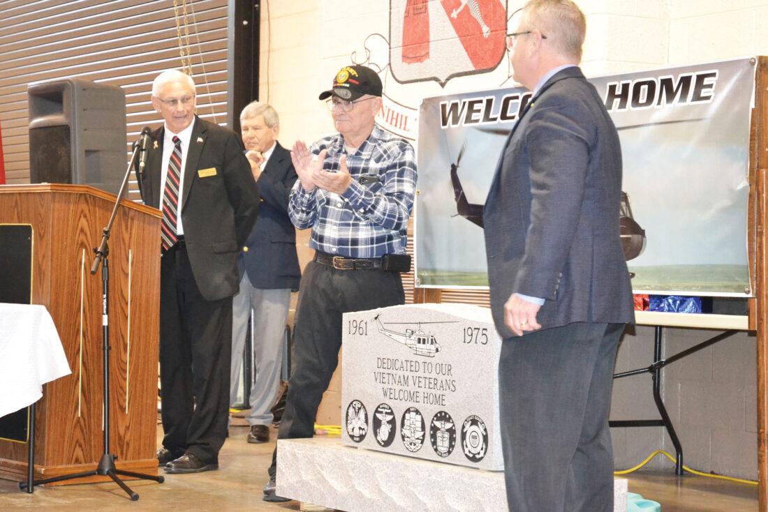 Parkersburg ceremony unveils Home Vietnam Veterans Memorial
